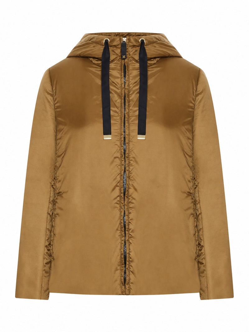 Max Mara The Cube Women Padded Jacket With Hood In Waterproof Canvas MAX MARA THE CUBE