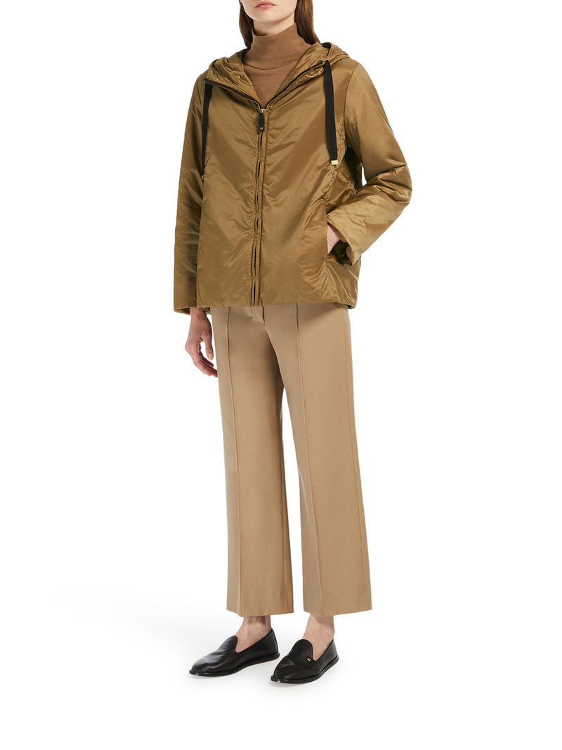 Max Mara The Cube Women Padded Jacket With Hood In Waterproof Canvas MAX MARA THE CUBE