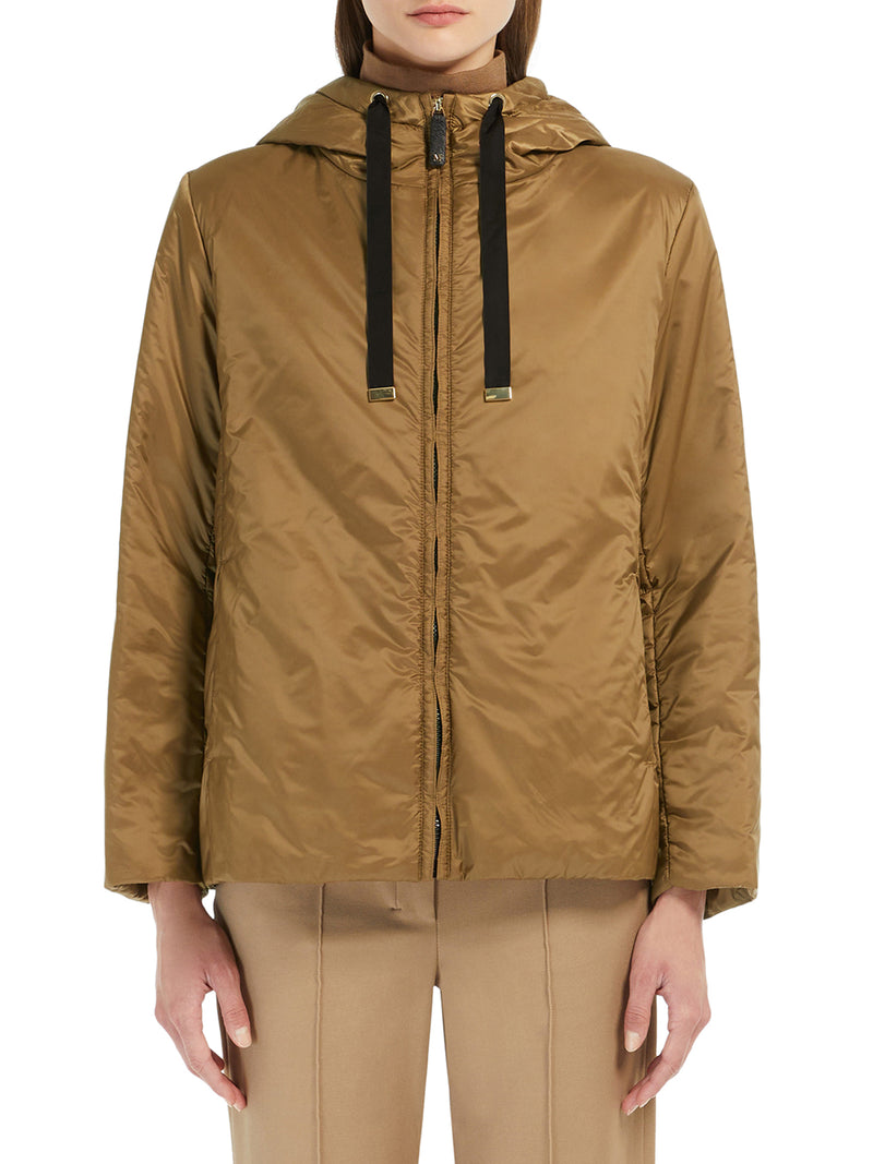 Max Mara The Cube Women Padded Jacket With Hood In Waterproof Canvas MAX MARA THE CUBE
