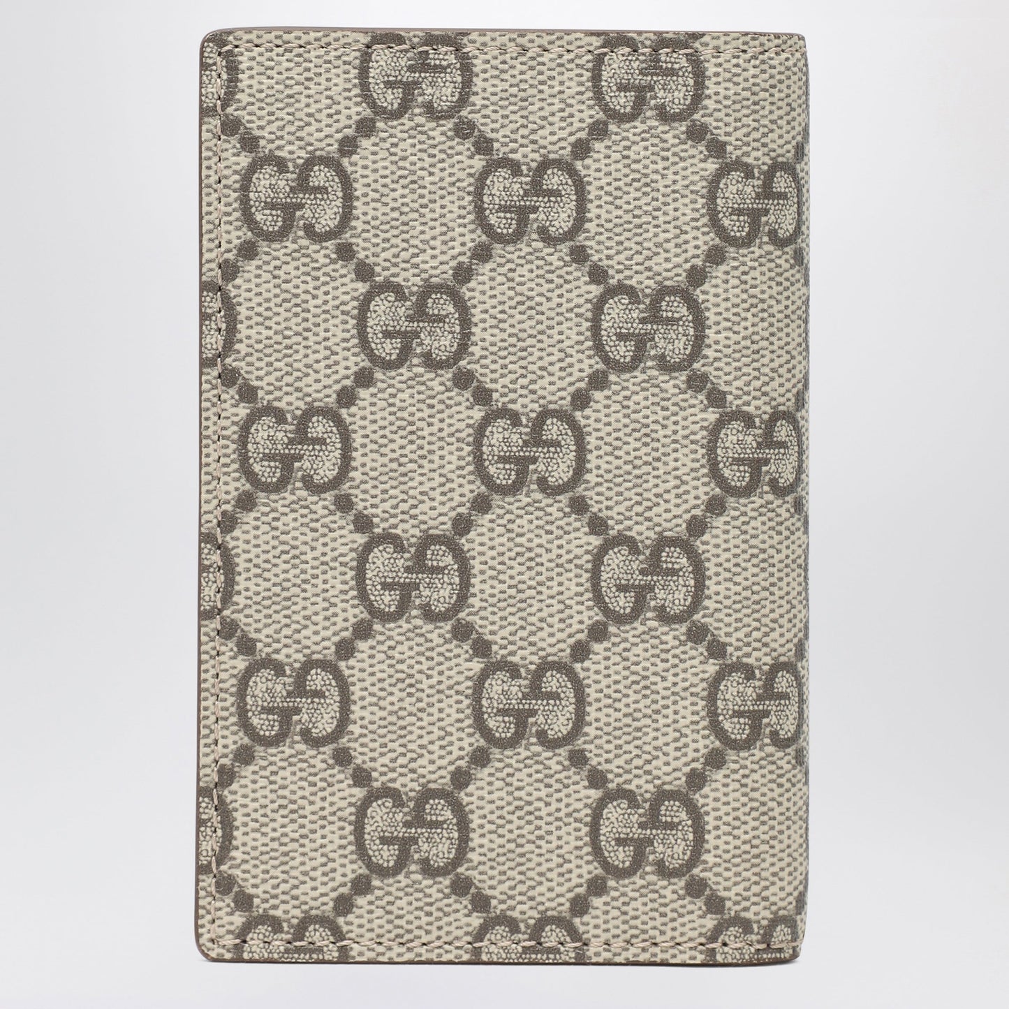 Gucci Gg Supreme Fabric Wallet In Beige/Ebony Men GUCCI