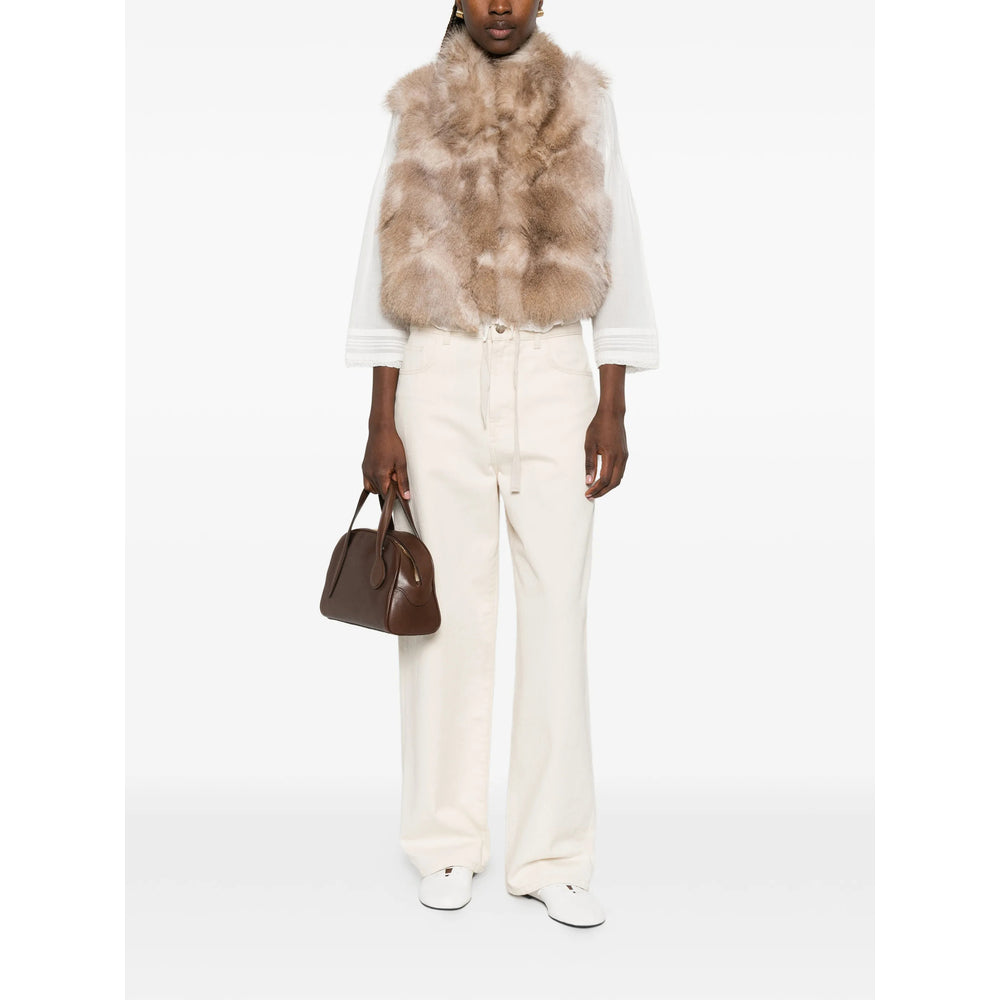 Forte Forte Neutrals Coats - Faux Fur Coats Women FORTE FORTE