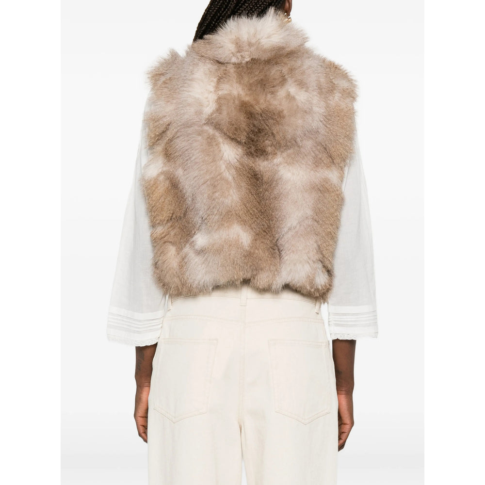 Forte Forte Neutrals Coats - Faux Fur Coats Women FORTE FORTE