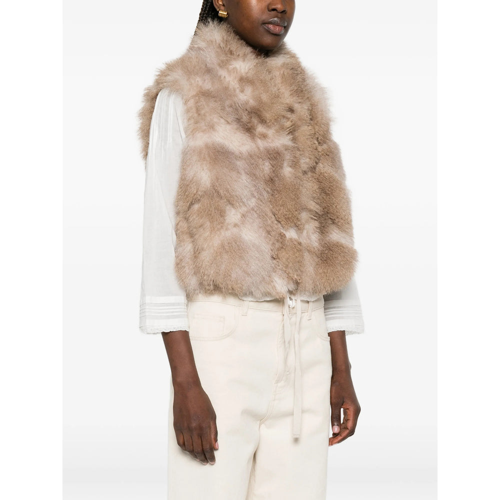 Forte Forte Neutrals Coats - Faux Fur Coats Women FORTE FORTE