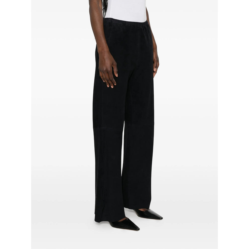 Forte Forte Black Trousers - Palazzo Pants Women