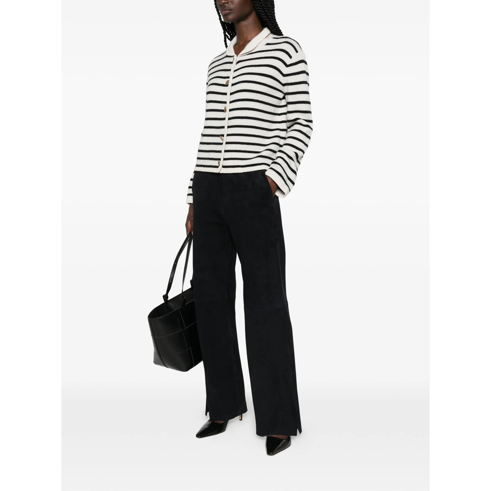 Forte Forte Black Trousers - Palazzo Pants Women