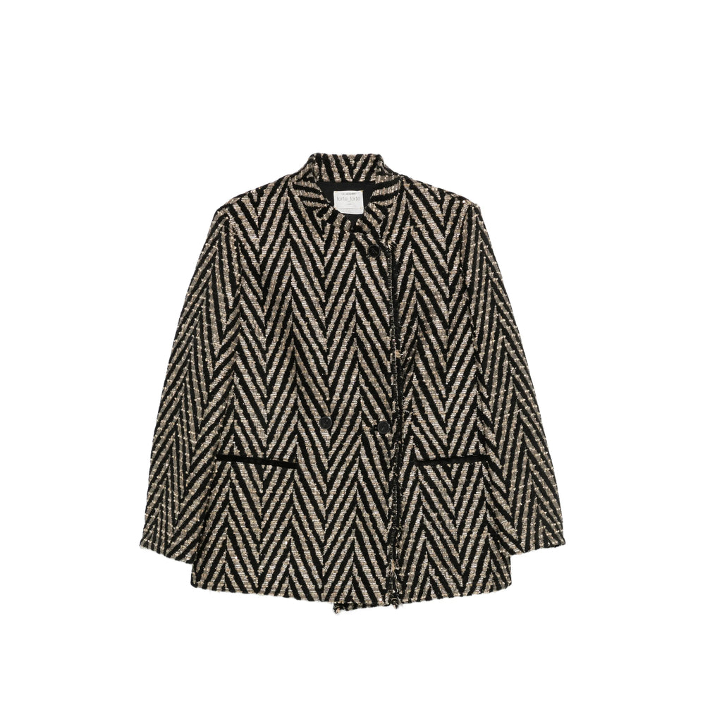 Forte Forte Black Coats - Double Breasted & Peacoats Women FORTE FORTE