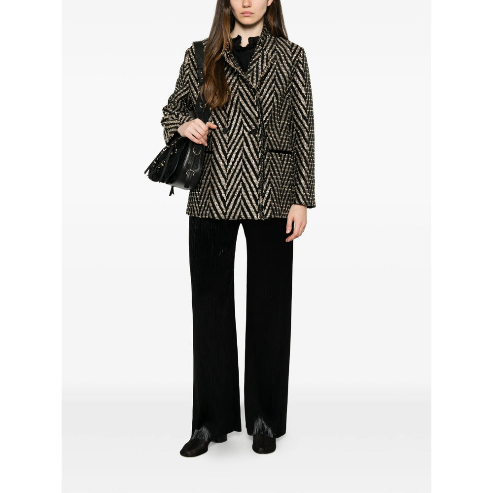 Forte Forte Black Coats - Double Breasted & Peacoats Women FORTE FORTE
