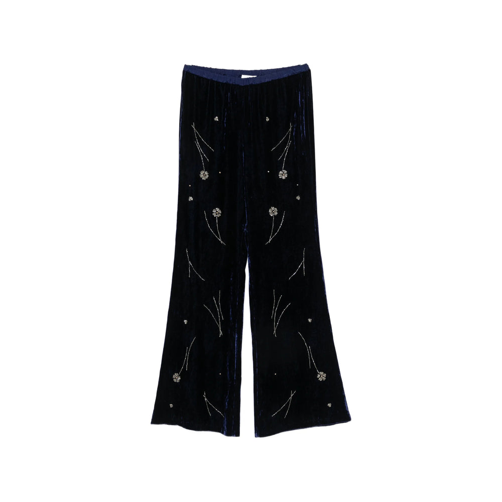 Forte Forte Blue Trousers - Palazzo Pants Women FORTE FORTE