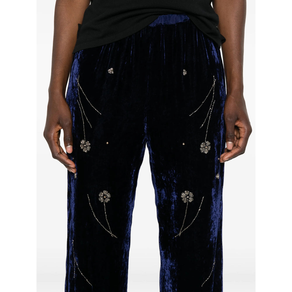 Forte Forte Blue Trousers - Palazzo Pants Women FORTE FORTE