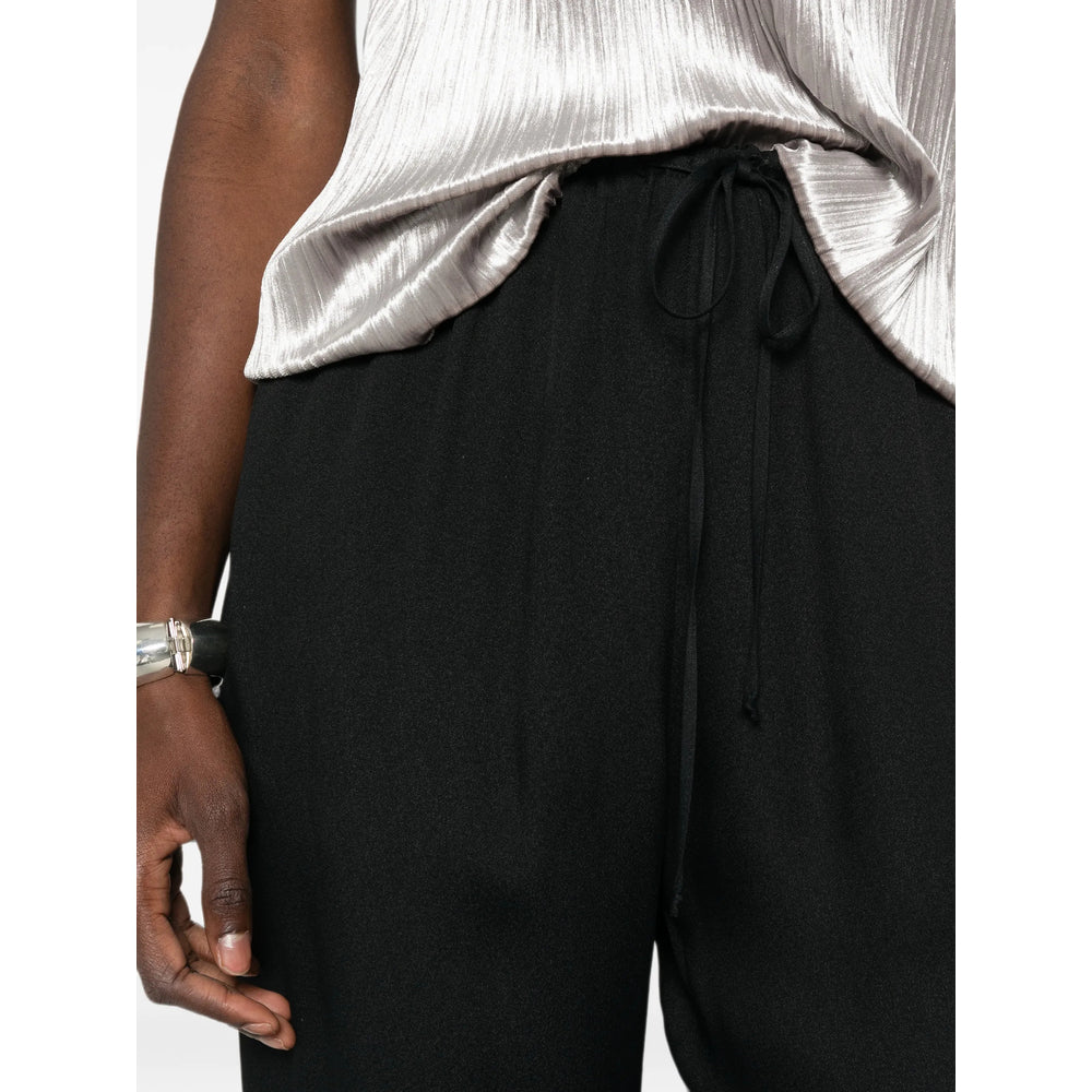 Forte Forte Black Trousers - Straight Trousers Women FORTE FORTE