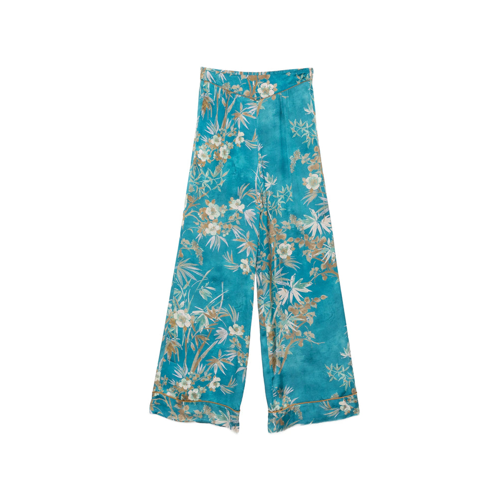 Forte Forte Blue Trousers - Palazzo Pants Women FORTE FORTE