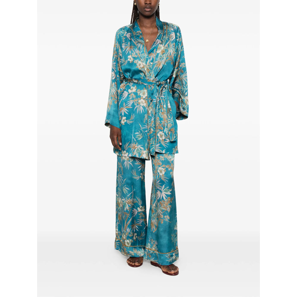 Forte Forte Blue Trousers - Palazzo Pants Women FORTE FORTE