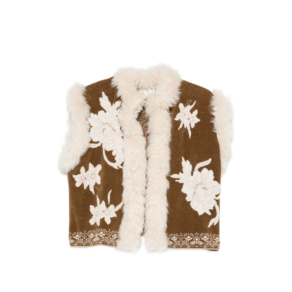 Forte Forte Brown Jackets - Waistcoat & Gilets Women FORTE FORTE