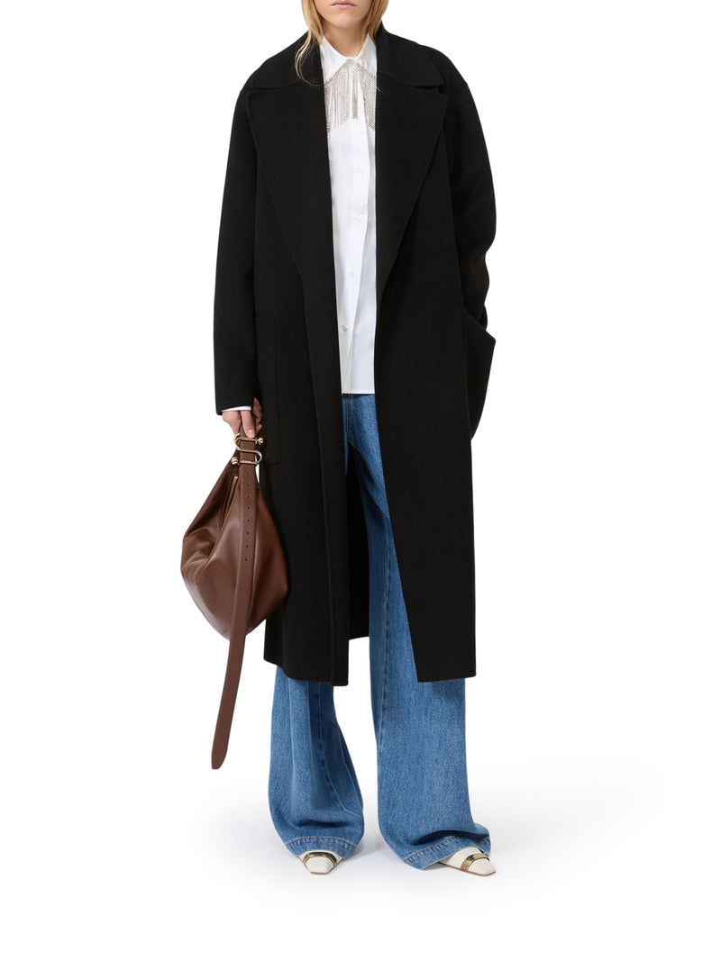Sportmax Women Oversized Double Wool Coat SPORTMAX