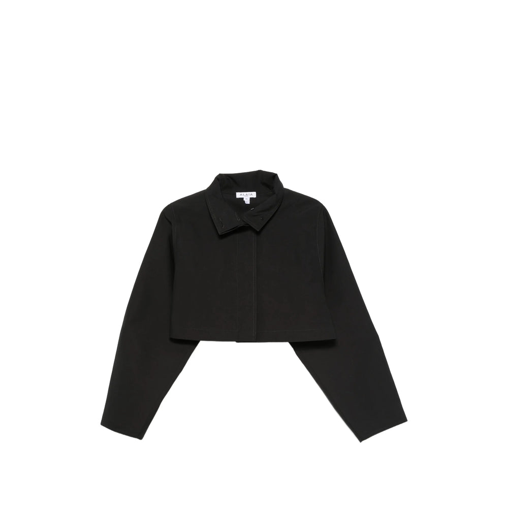 Alaïa Black Jackets - Cropped Jackets Women ALAIA