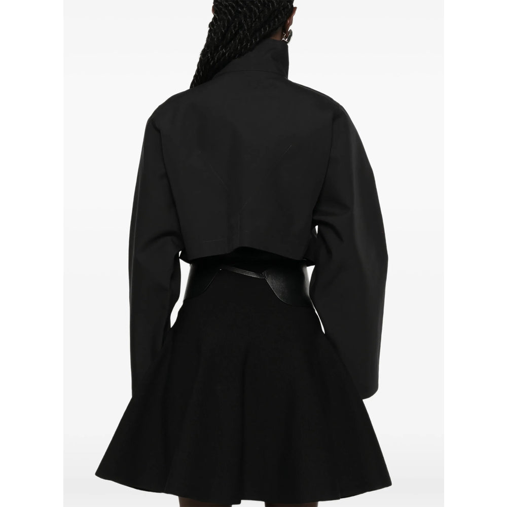 Alaïa Black Jackets - Cropped Jackets Women ALAIA