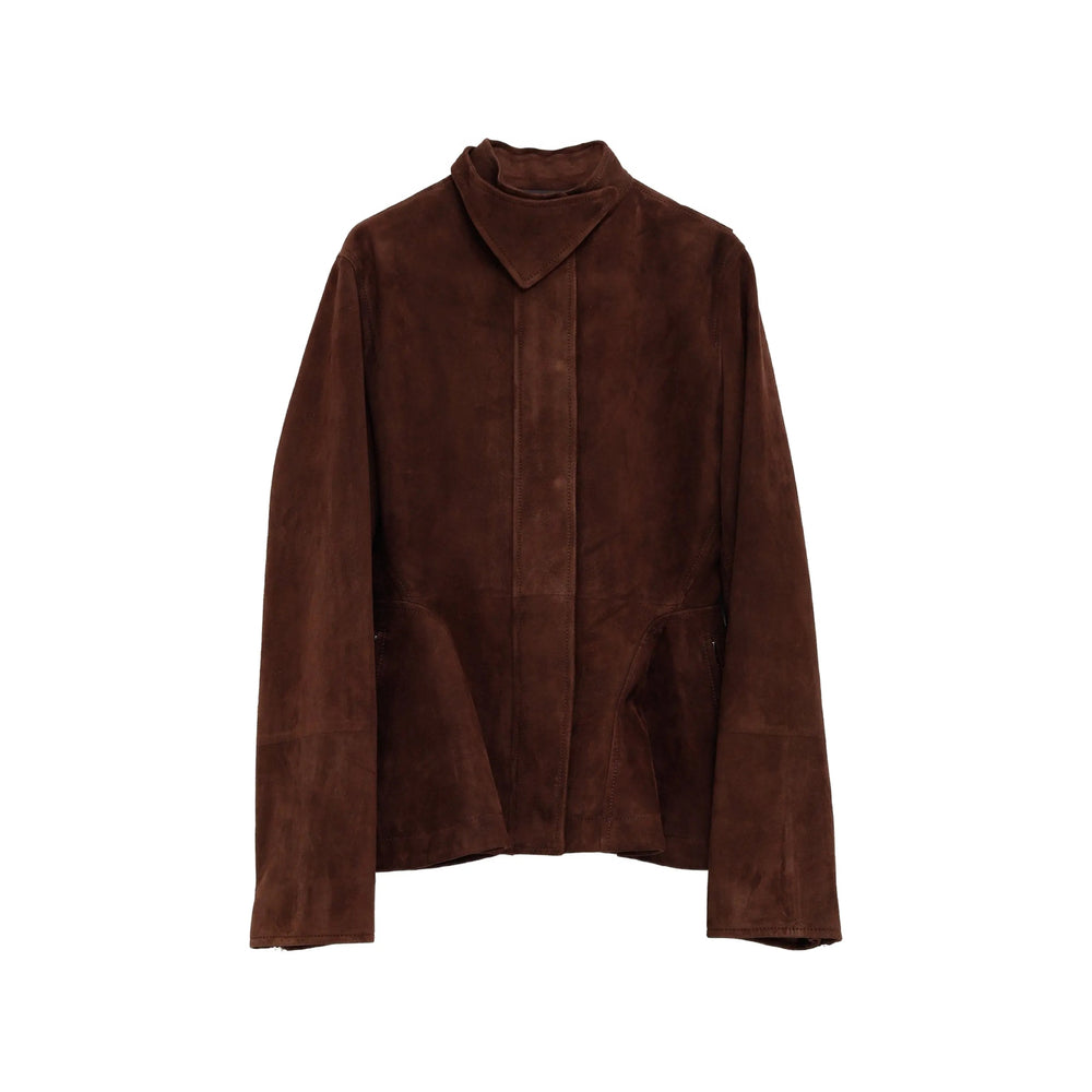 Alaïa Brown Jackets - Leather Jackets Women ALAIA