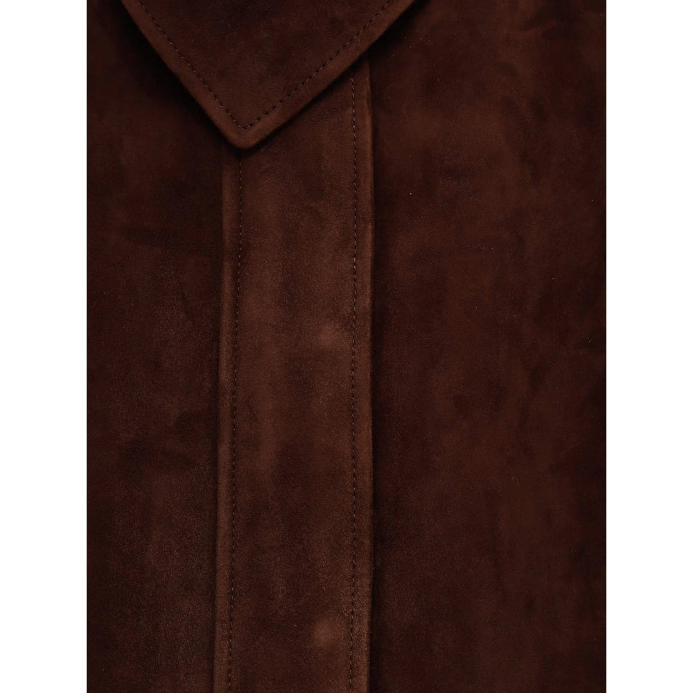 Alaïa Brown Jackets - Leather Jackets Women ALAIA