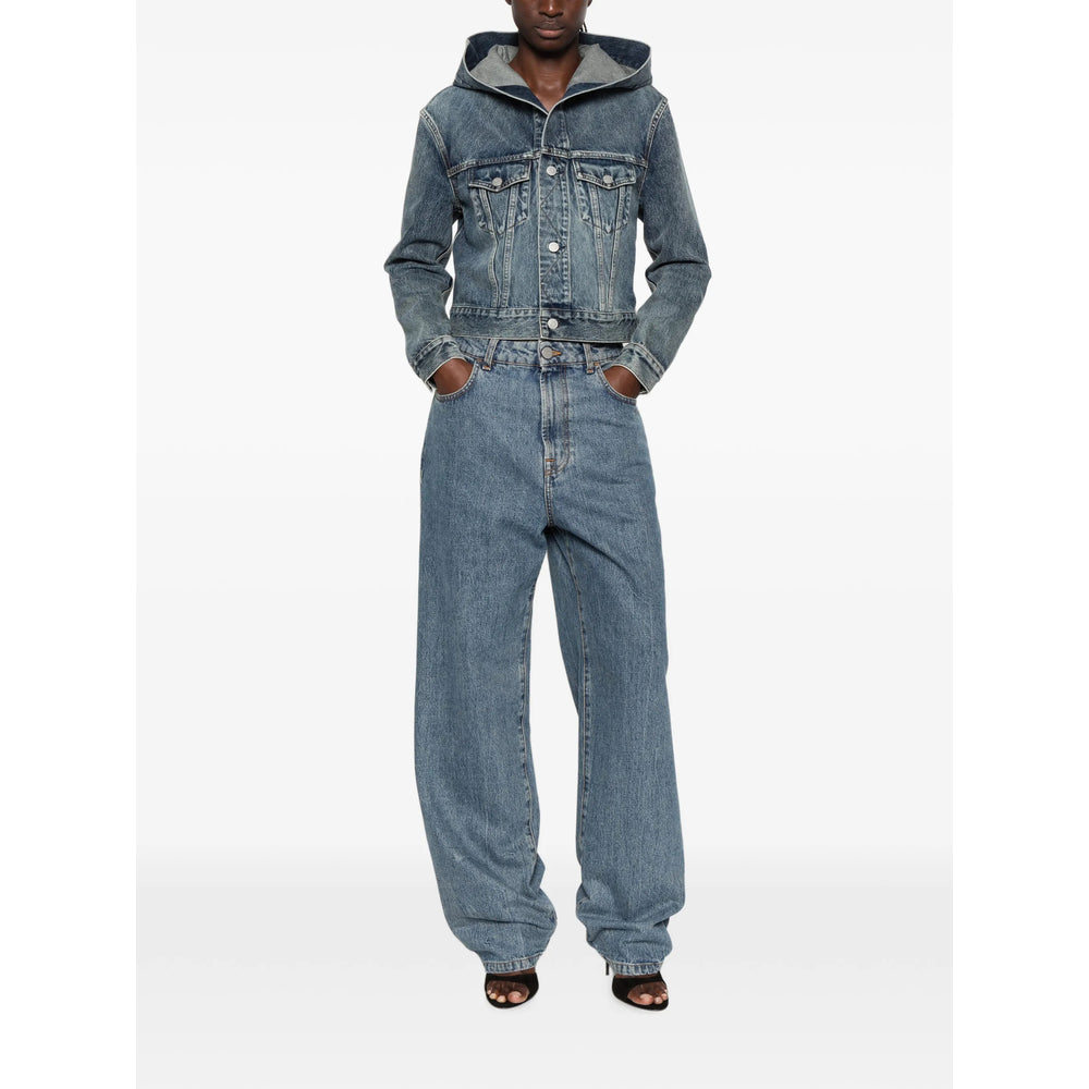 Alaïa Blue Jackets - Denim Jackets Women ALAIA