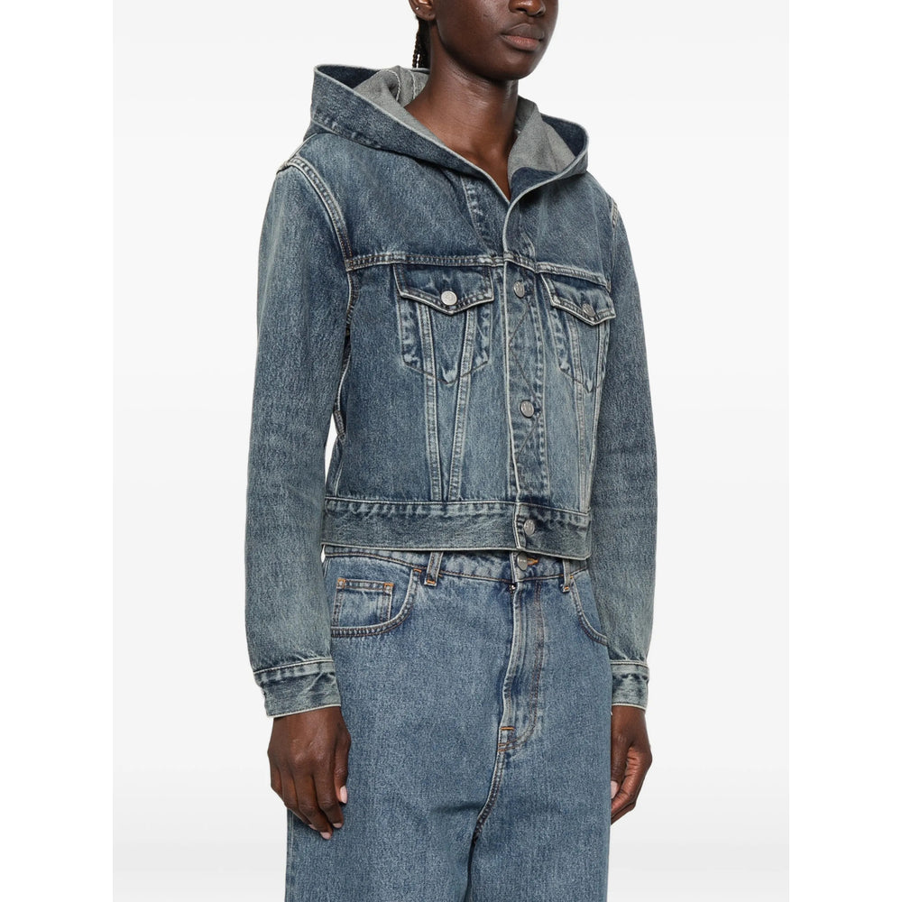Alaïa Blue Jackets - Denim Jackets Women ALAIA