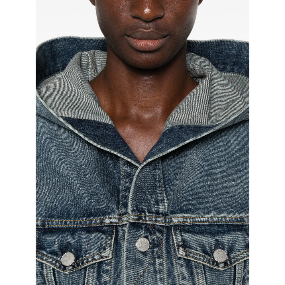 Alaïa Blue Jackets - Denim Jackets Women ALAIA