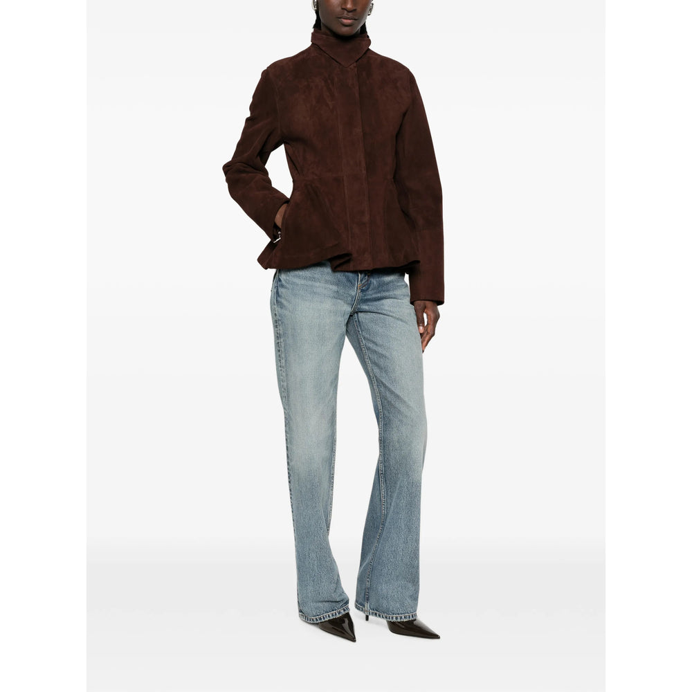 Alaïa Blue Denim - Straight-Leg Jeans Women ALAIA