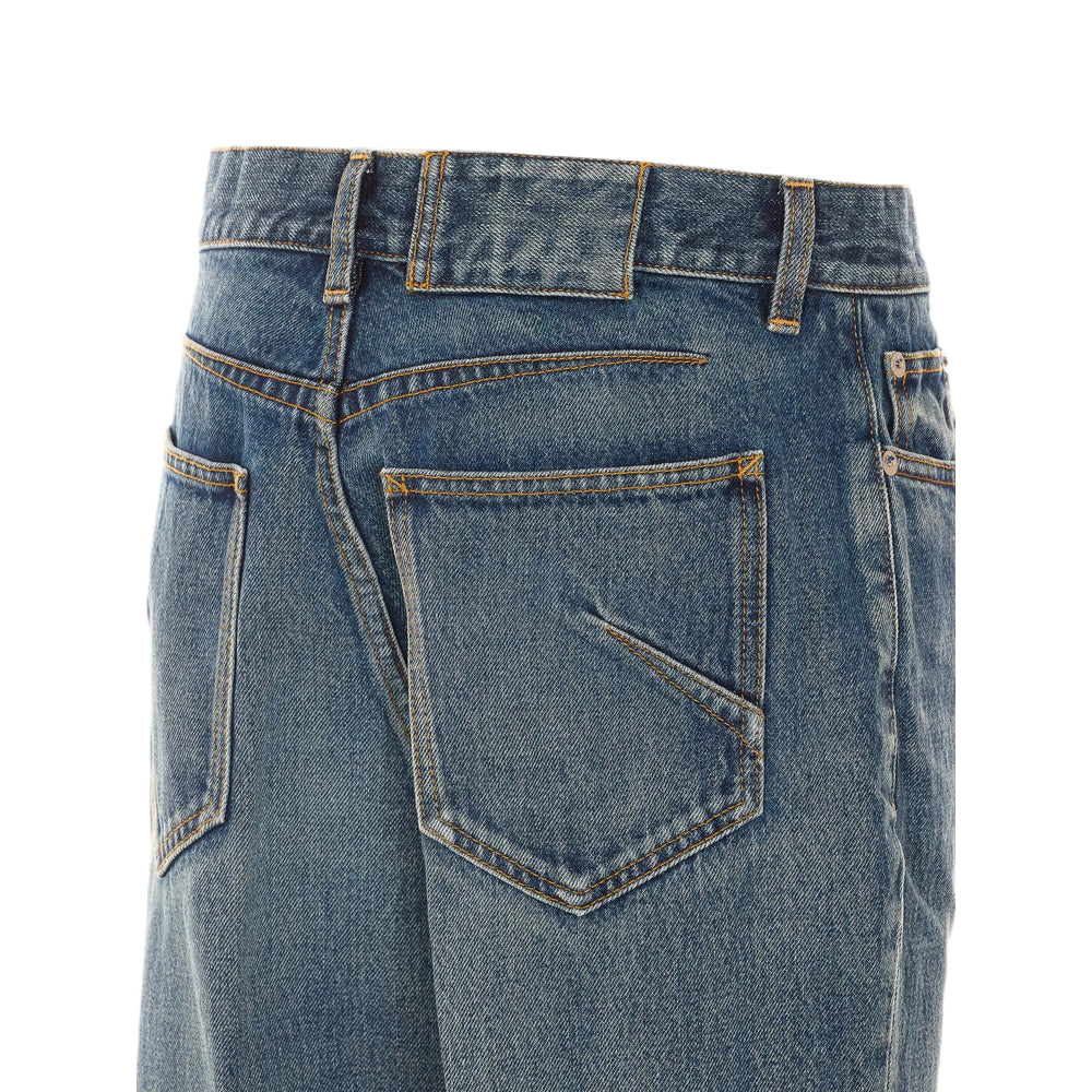 Alaïa Blue Denim - Bootcut Jeans Women ALAIA