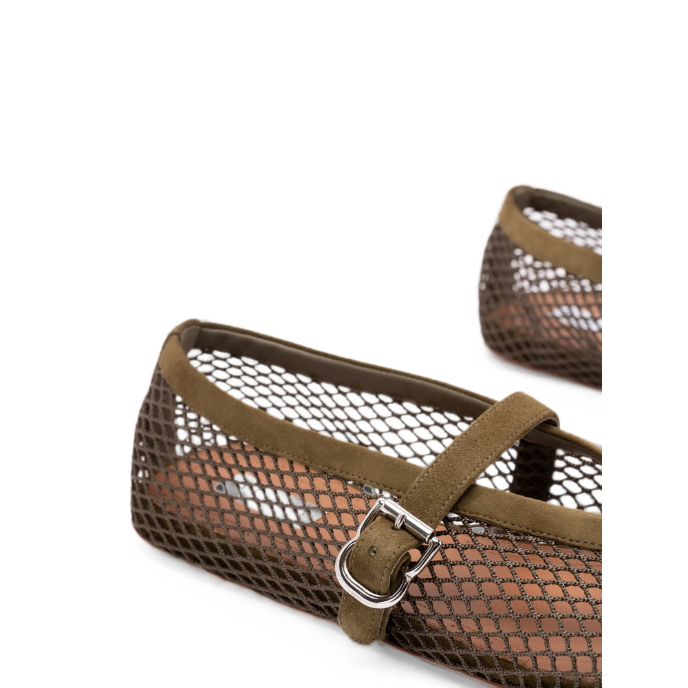 Alaïa White Ballet Flats Women ALAIA