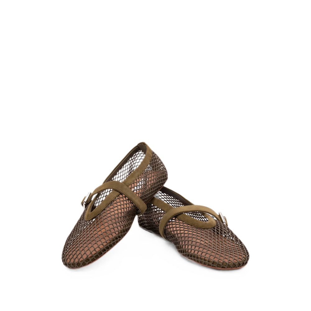 Alaïa White Ballet Flats Women ALAIA