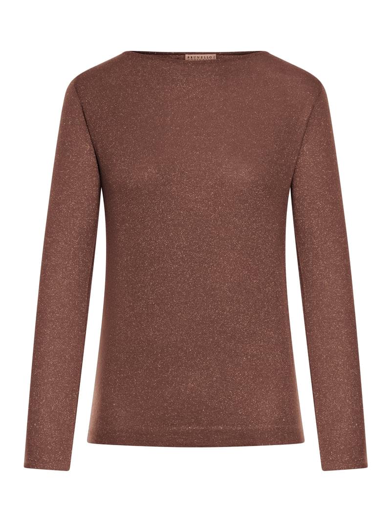 Brunello Cucinelli Women Lightweight Cashmere And Silk Sparkling Sweater BRUNELLO CUCINELLI