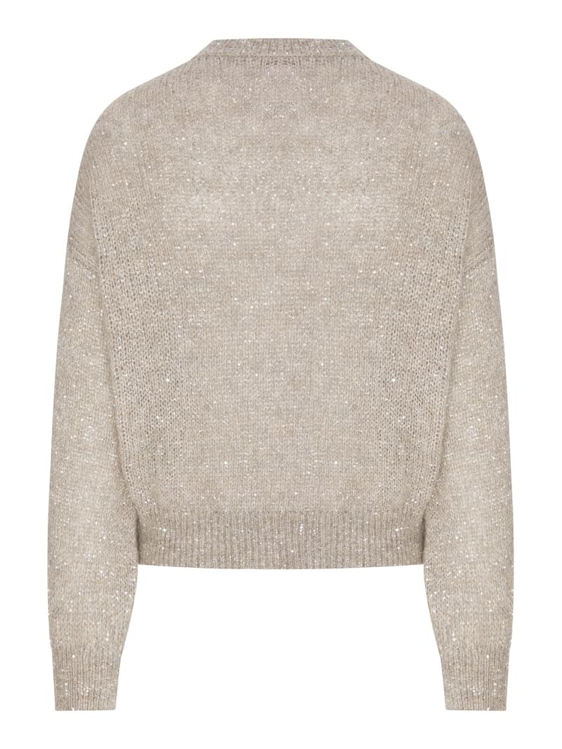 Brunello Cucinelli Women Lurex Yarn Sweater With Sequins BRUNELLO CUCINELLI