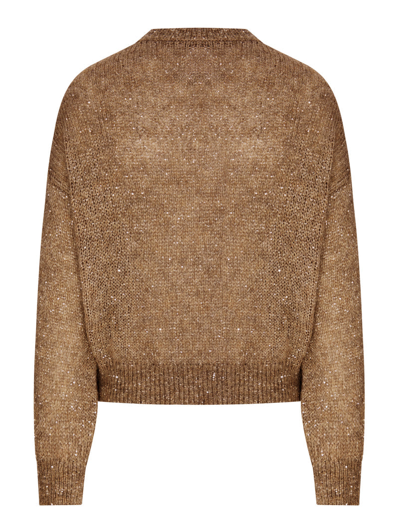 Brunello Cucinelli Women Lurex Yarn Sweater With Sequins BRUNELLO CUCINELLI