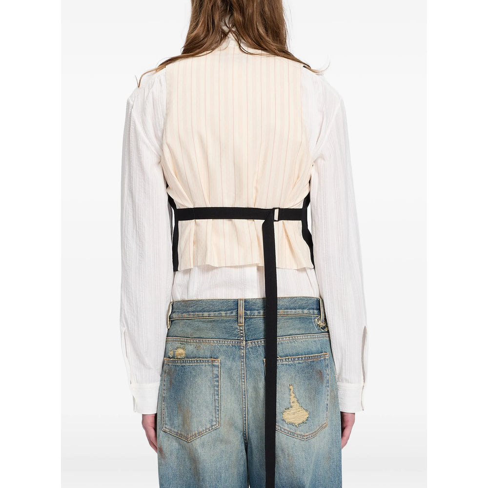 Ann Demeulemeester Black Jackets - Waistcoats & Gilets Men ANN DEMEULEMEESTER