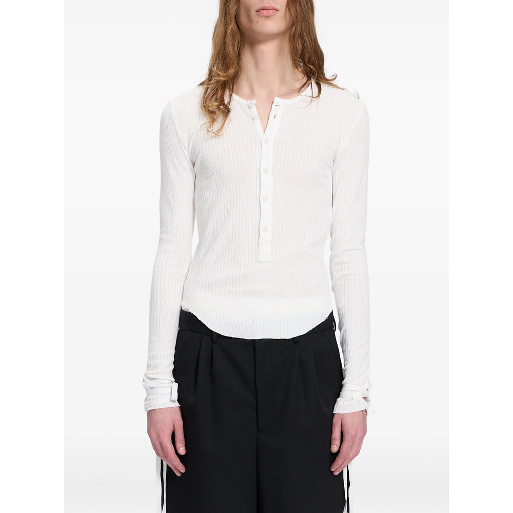 Ann Demeulemeester White T-Shirts & Vests - T-Shirts Men ANN DEMEULEMEESTER