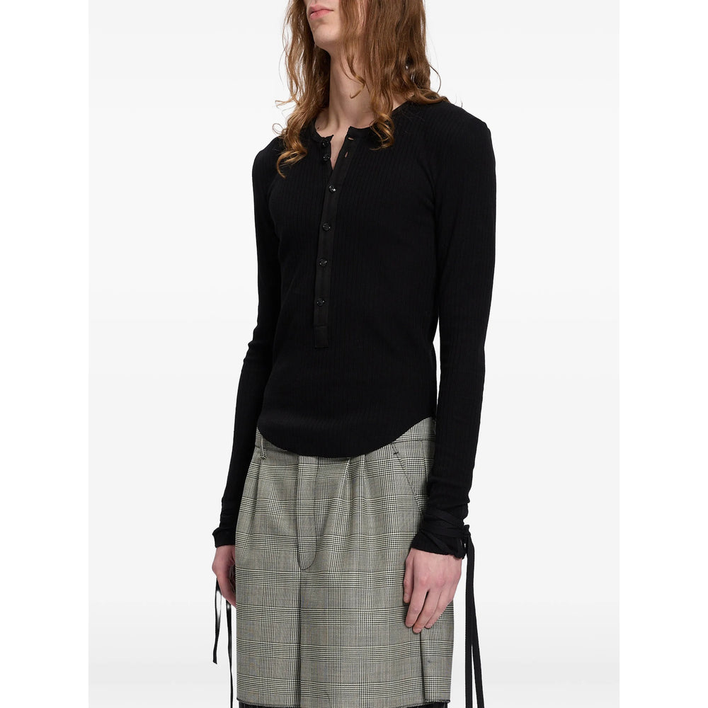 Ann Demeulemeester Black T-Shirts & Vests - T-Shirts Men ANN DEMEULEMEESTER