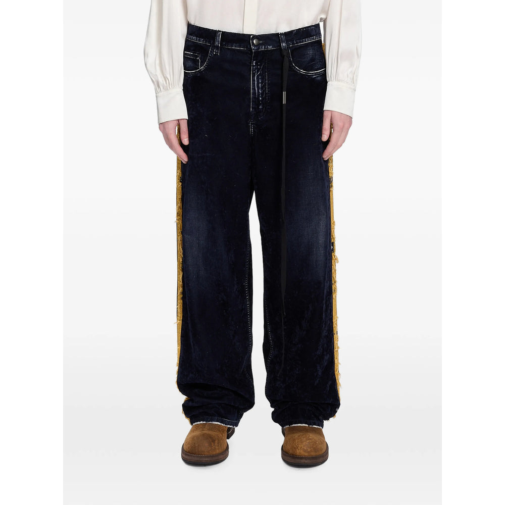 Ann Demeulemeester Blue Denim - Wide-Leg Jeans Men ANN DEMEULEMEESTER