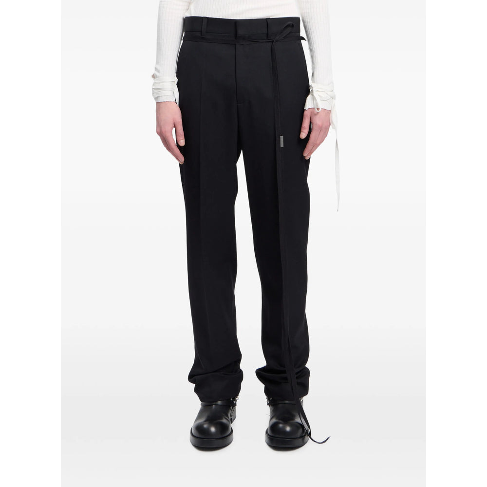 Ann Demeulemeester Black Trousers - Tailored Trousers Men ANN DEMEULEMEESTER