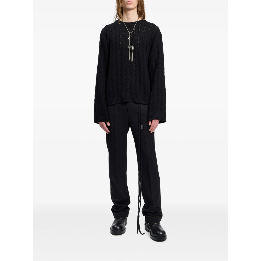 Ann Demeulemeester Black Trousers - Tailored Trousers Men ANN DEMEULEMEESTER
