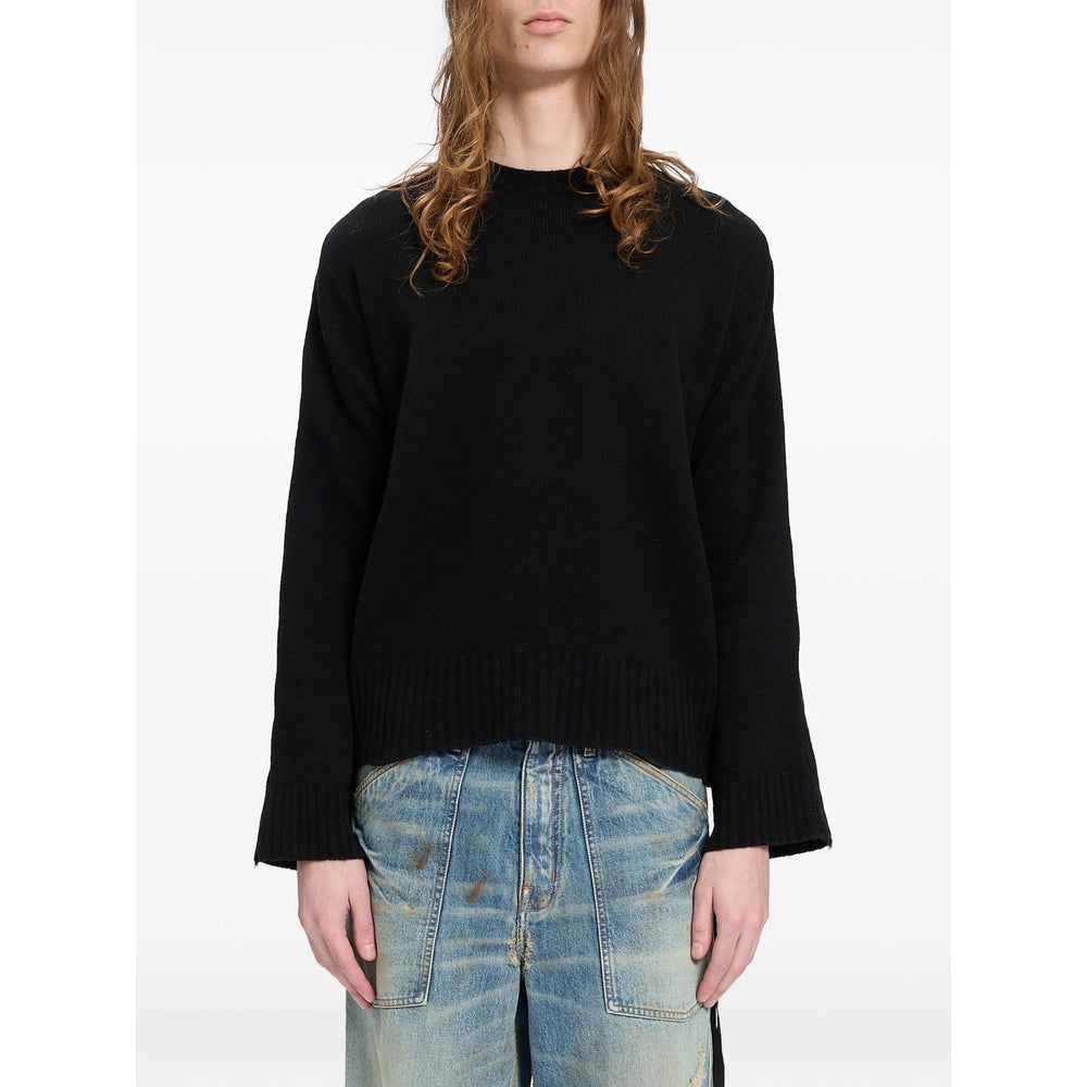 Ann Demeulemeester Black Sweaters & Knitwear - Jumpers Men ANN DEMEULEMEESTER