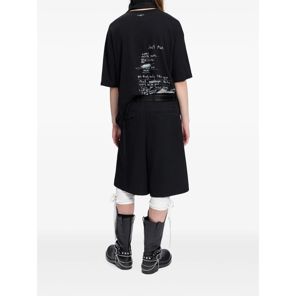Ann Demeulemeester Black T-Shirts & Vests - T-Shirts Men ANN DEMEULEMEESTER