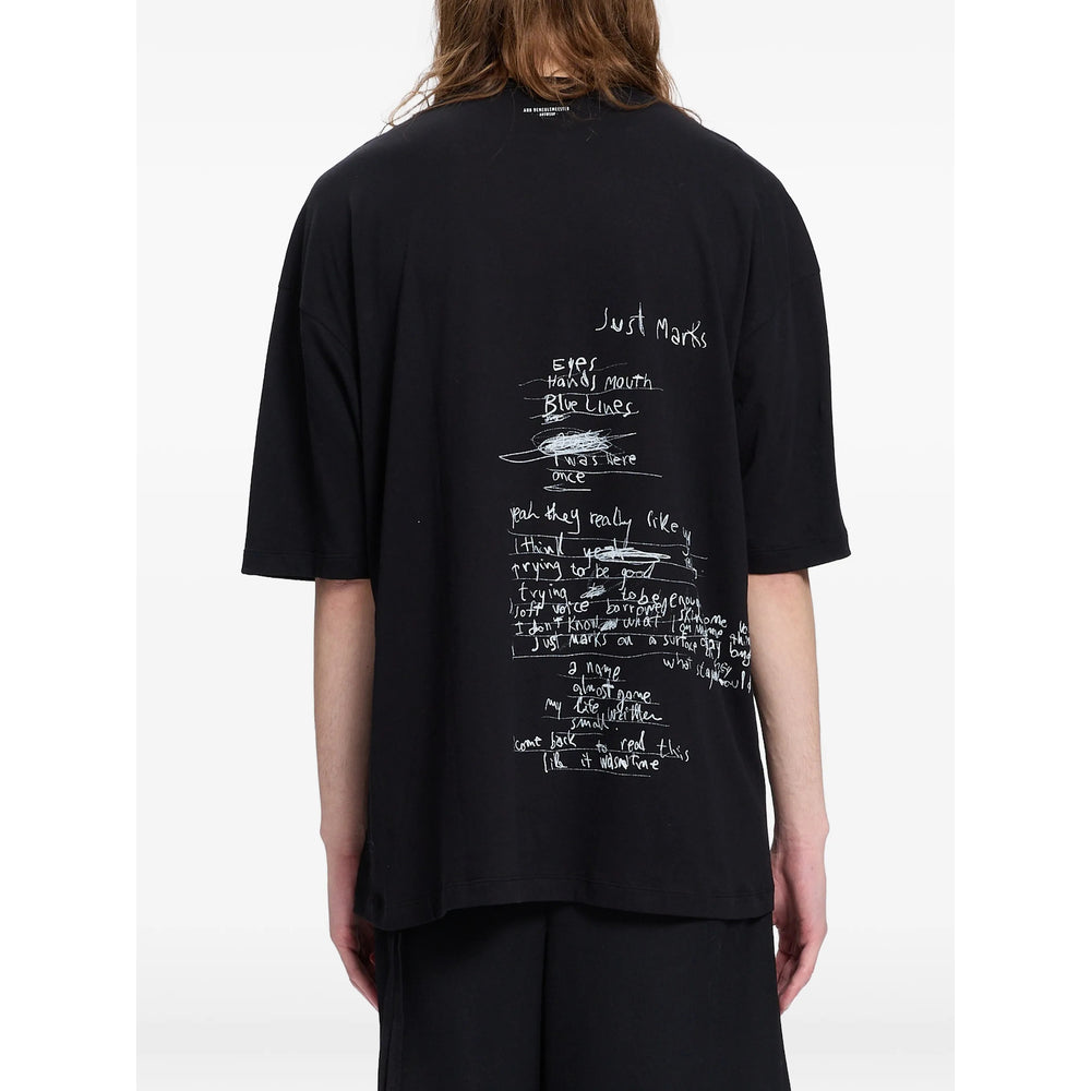 Ann Demeulemeester Black T-Shirts & Vests - T-Shirts Men ANN DEMEULEMEESTER