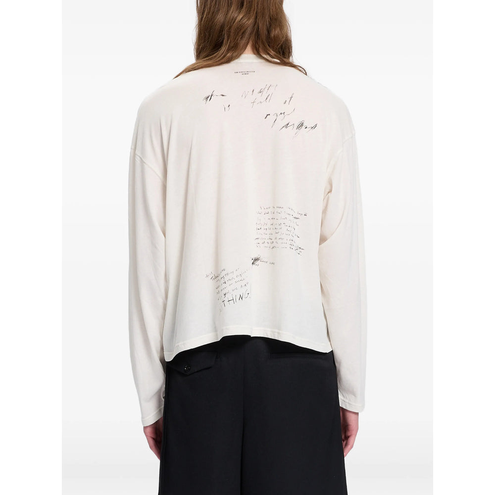 Ann Demeulemeester Neutrals T-Shirts & Vests - T-Shirts Men ANN DEMEULEMEESTER