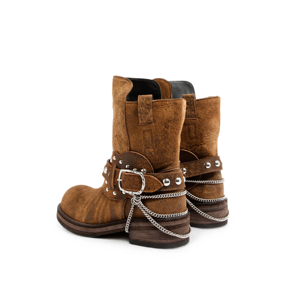 Ann Demeulemeester Brown Trainers Men ANN DEMEULEMEESTER