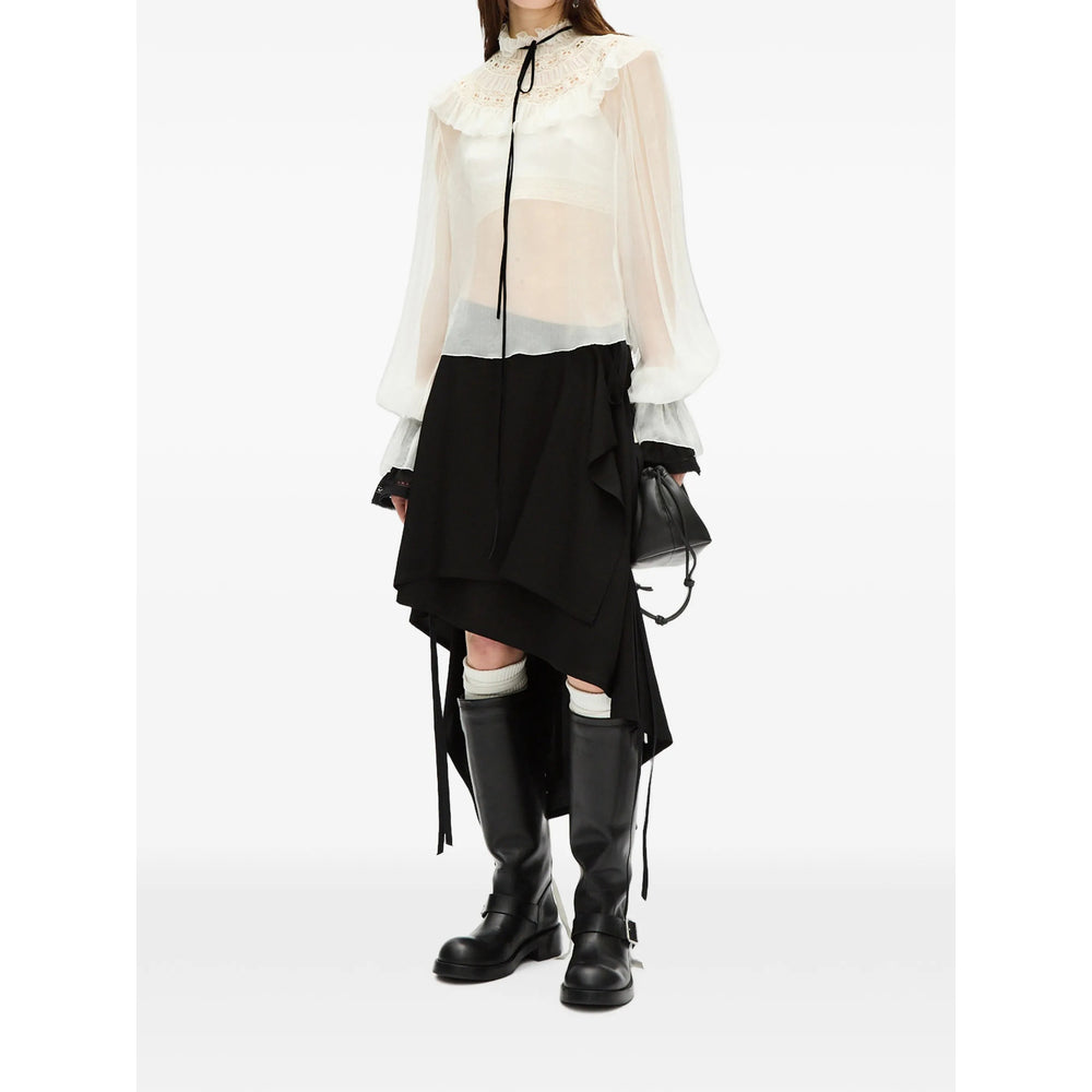 Ann Demeulemeester Black Skirts - Asymmetric & Draped Skirts Women ANN DEMEULEMEESTER