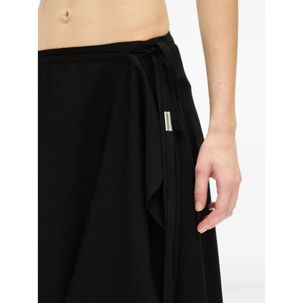 Ann Demeulemeester Black Skirts - Asymmetric & Draped Skirts Women ANN DEMEULEMEESTER