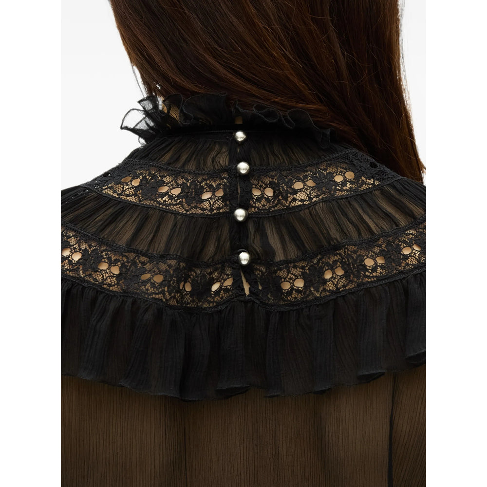 Ann Demeulemeester Black Tops - Blouses Women ANN DEMEULEMEESTER
