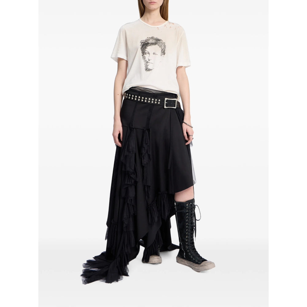 Ann Demeulemeester Neutrals Tops - T-Shirts & Jerseys Women ANN DEMEULEMEESTER