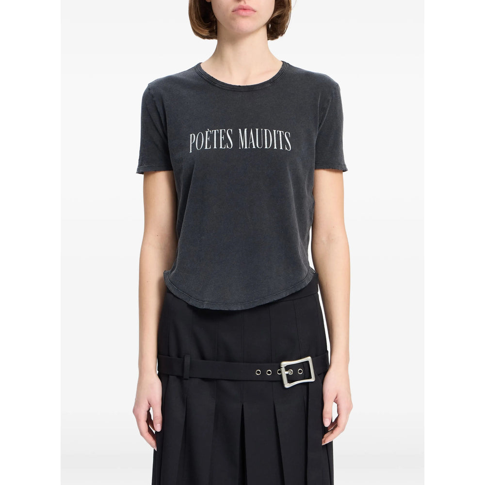 Ann Demeulemeester Black Tops - T-Shirts & Jerseys Women ANN DEMEULEMEESTER