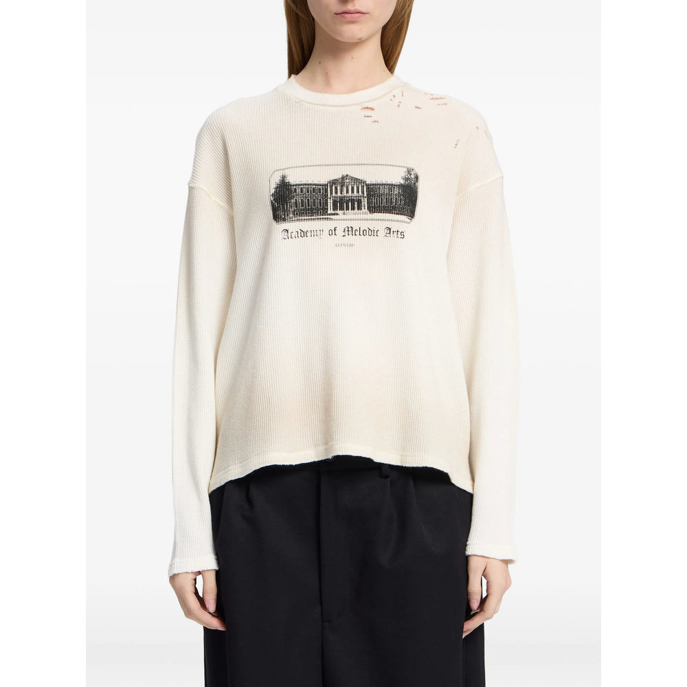 Ann Demeulemeester Neutrals Tops - T-Shirts & Jerseys Women ANN DEMEULEMEESTER
