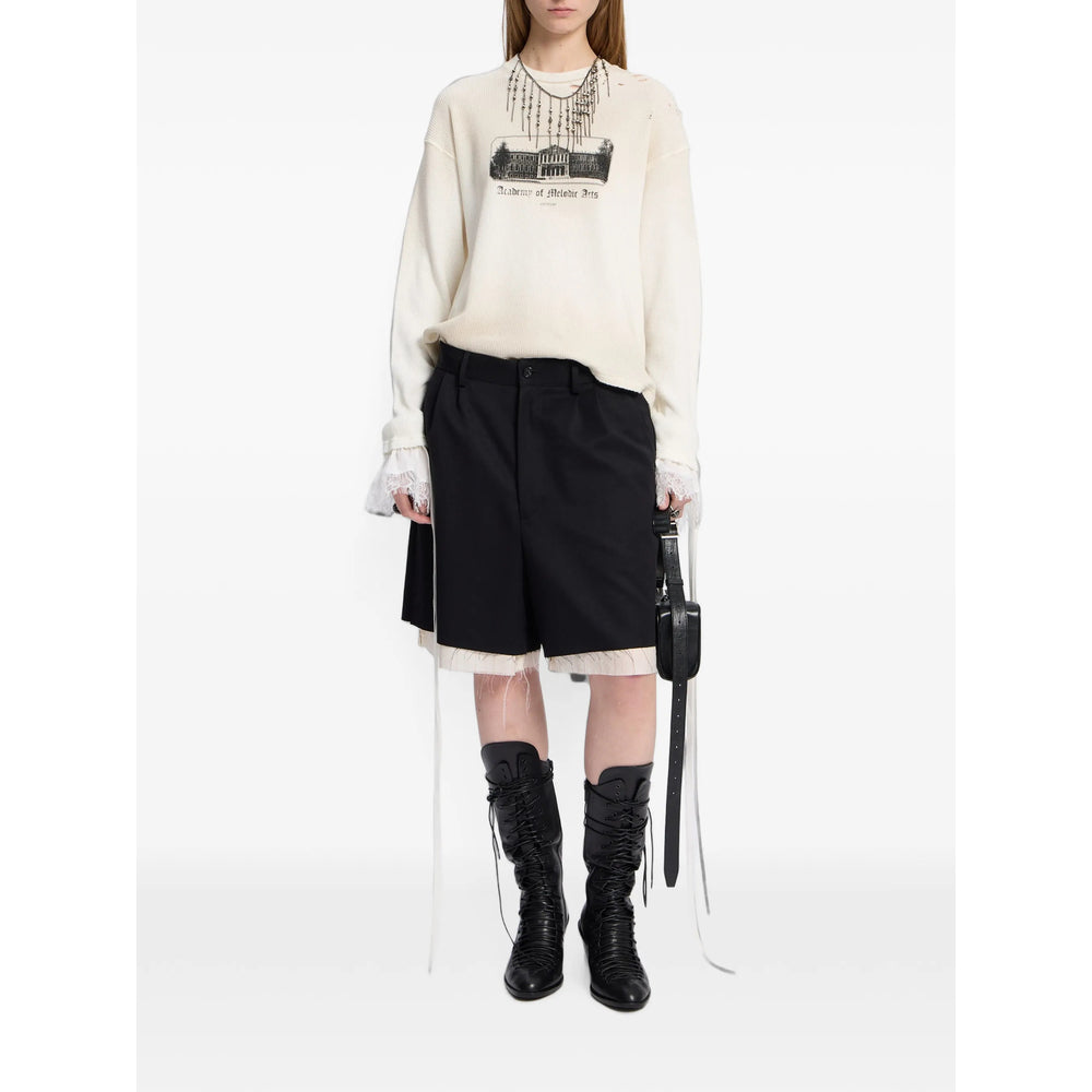 Ann Demeulemeester Neutrals Tops - T-Shirts & Jerseys Women ANN DEMEULEMEESTER